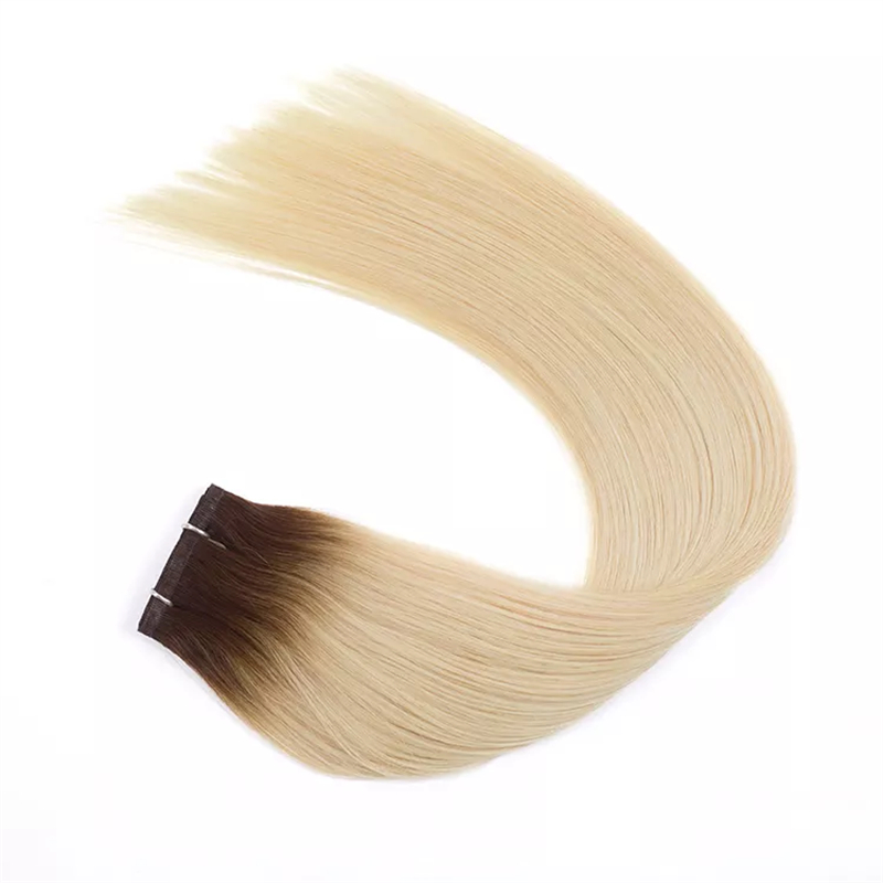 Grade 12A Cuticle Intact Flat Weft Popular Flat Weft Remy Hair Extensions